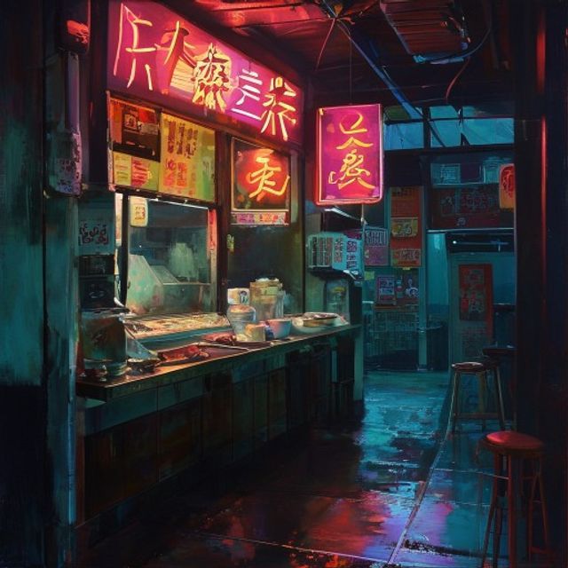 AI sample · painterly